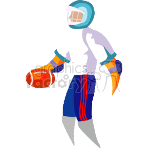 Dynamic Football Player Illustration