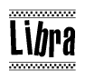 Libra Checkered Flag Design