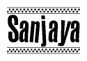 Sanjaya Checkered Flag Design