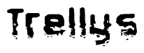 The image contains the word Trellys in a stylized font with a static looking effect at the bottom of the words