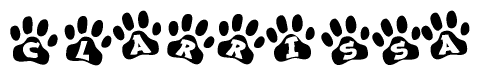 Clarrissa Paw Print Design