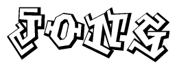The clipart image features a stylized text in a graffiti font that reads Jong.