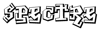 The clipart image features a stylized text in a graffiti font that reads Spectre.