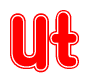The image displays the word Ut written in a stylized red font with hearts inside the letters.