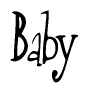 The image is of the word word tag stylized in a cursive script.
