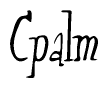 The image contains the word 'Cpalm' written in a cursive, stylized font.