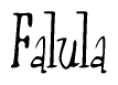 Falula Calligraphy Text 