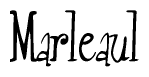 The image is a stylized text or script that reads 'Marleaul' in a cursive or calligraphic font.