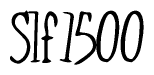 The image is a stylized text or script that reads 'Slf1500' in a cursive or calligraphic font.
