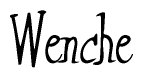Wenche Calligraphy Text 