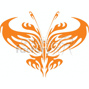 Orange Tribal butterfly