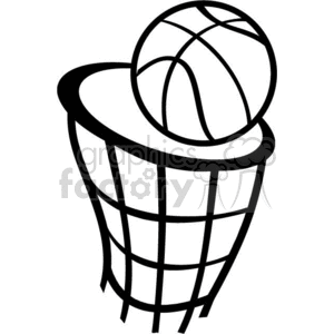 Basketball And Hoop Clipart Commercial Use Gif Jpg Png Eps Svg Clipart 370639 Graphics Factory