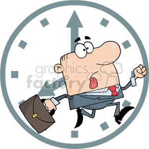 Businessman Being Late