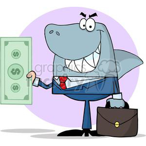 Corporate Shark – Business Deception Concept