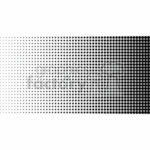 Halftone Gradient Dot Pattern