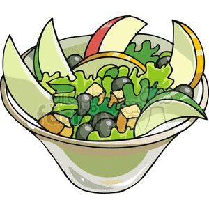 Download fruit salad clipart. Commercial use GIF, JPG, PNG, WMF ...