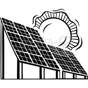 Royalty-Free solar panels 386160 vector clip art image ...