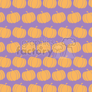 6647 Royalty Free Clip Art Pumpkin Background Seamless Pattern In Purple