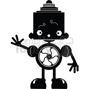 Vintage Cartoon Robot