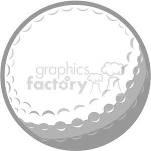   Vector golf ball 