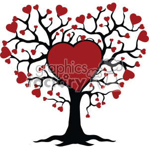 family tree of love svg cut files vector valentines die cuts clip art