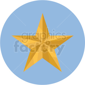star icon with blue circle background