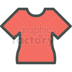 t shirt vector icon clip art