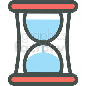 hourglass vector icon clip art