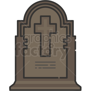 tombstone vector icon art