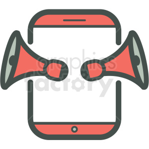music app smart device vector icon