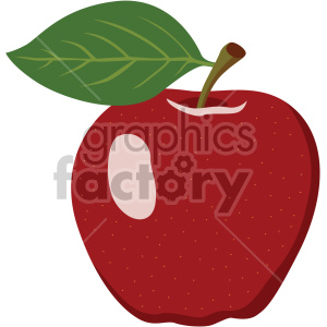 apple flat icon clip art