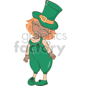 Adorable Leprechaun Girl St. Patrick's Day