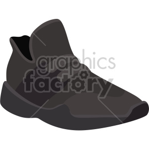 brown walking shoe