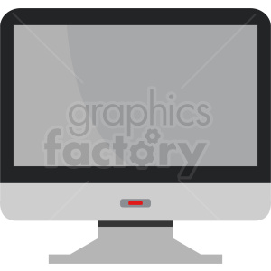 led computer monitor vector icon