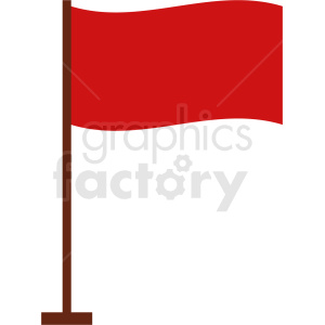 small red flag icon no background
