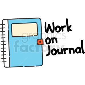   work on journal digital planner sticker 