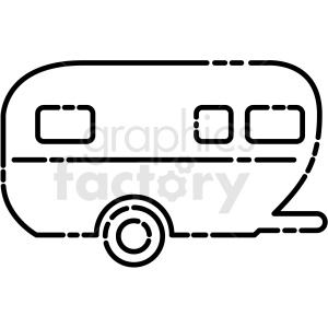 Camper Trailer Icon Clipart Commercial Use Gif Jpg Png Eps Svg Ai Pdf Clipart 409712 Graphics Factory