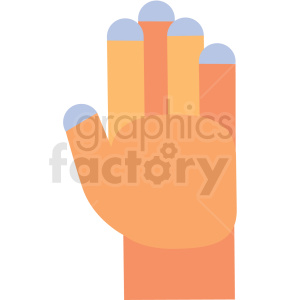 cartoon hand vector icon