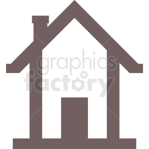 house outline vector clipart