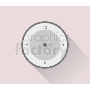 wall time clock vector clipart