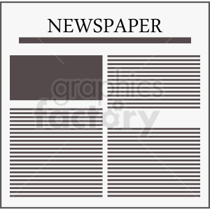 Newspaper Clipart Sorted By Random Royalty Free Newspaper Vector Clip Art Images At Graphics Factory
