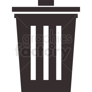 trash can vector icon