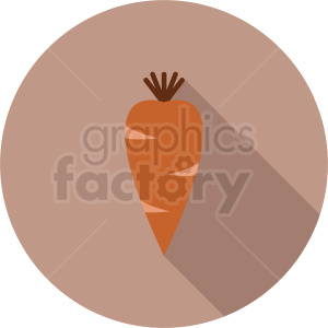 Carrot with Long Shadow