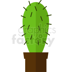 cactus flat icon design