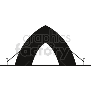 camping tent vector graphic clipart 5