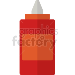   ketchup vector icon clipart 