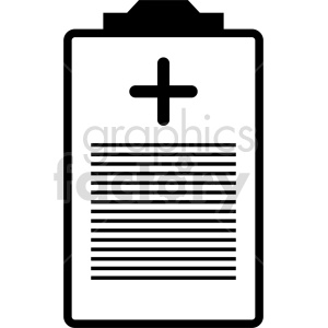 isometric medical report vector icon clipart 5