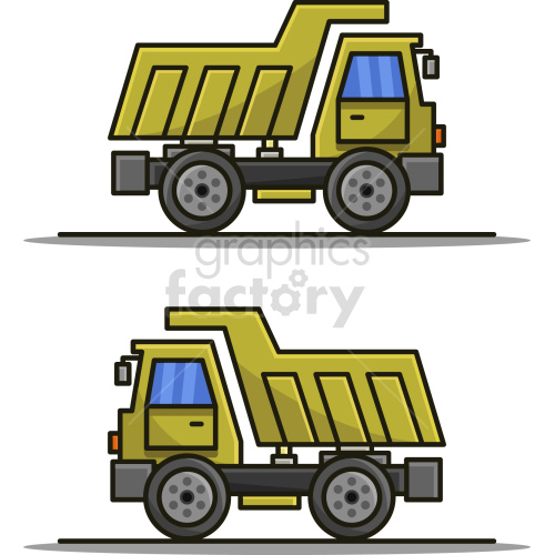 Yellow Dump Truck