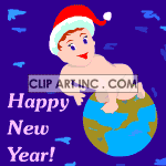 animated gif of baby new year