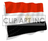 3D animated Egypt flag